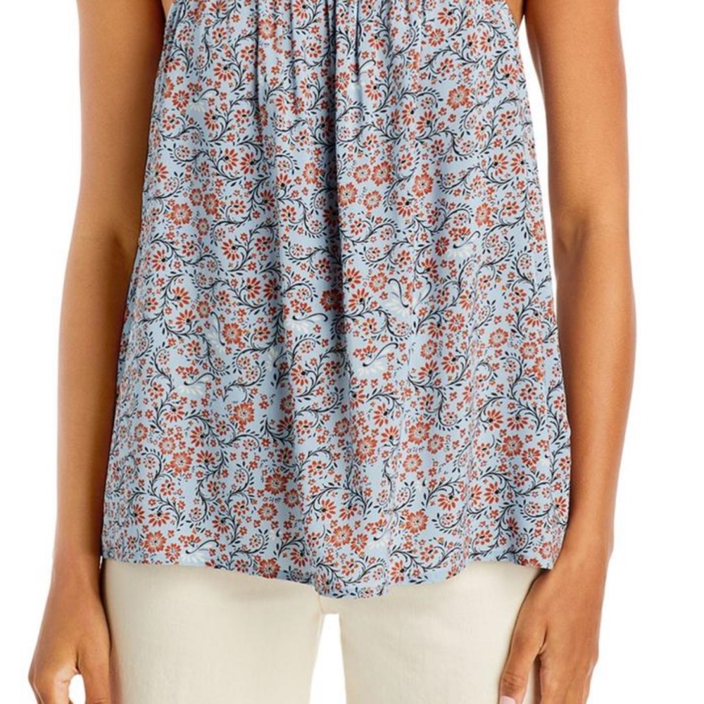 Fever Floral Spring/Summer Ruffle Top Multi Sizes NWT - Picture 8 of 10